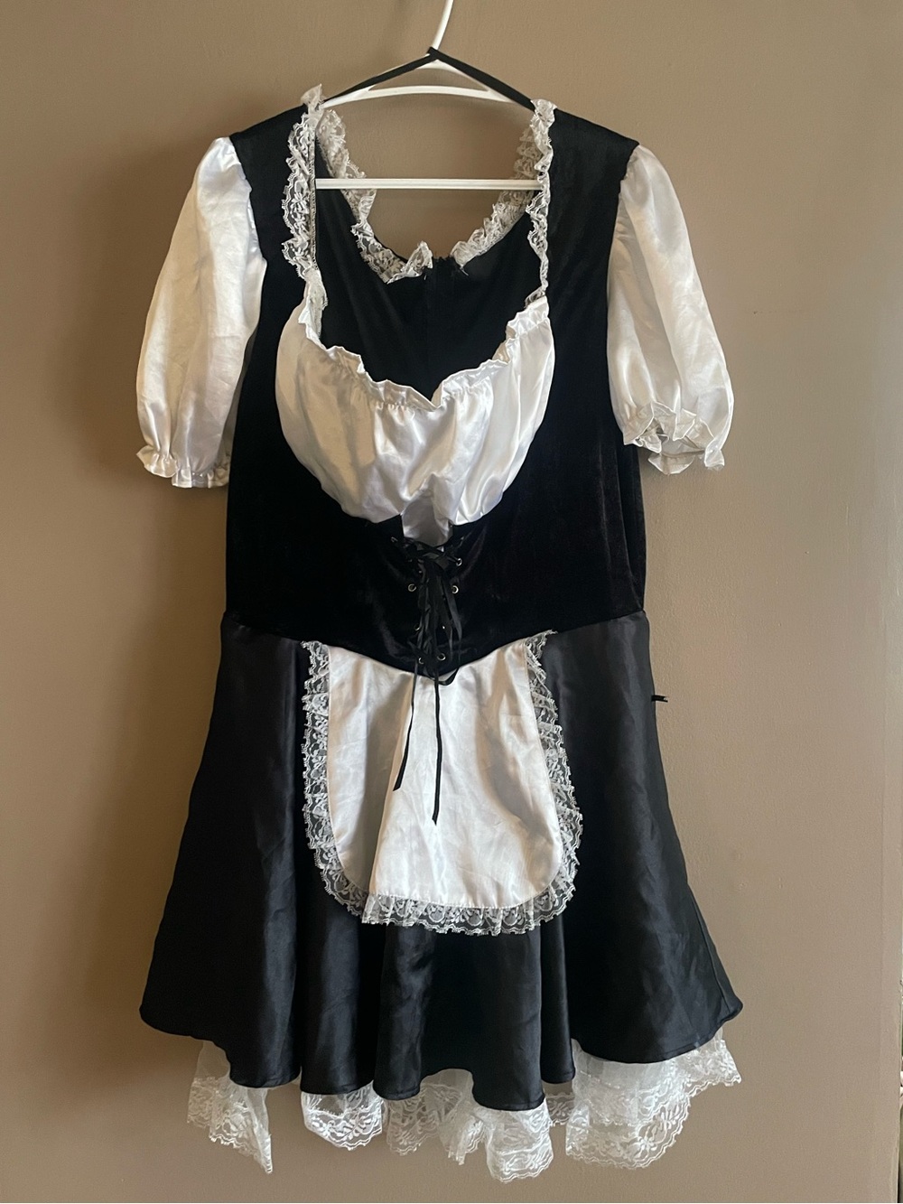 French Maid Halloween Dress – Plus Size 2X GUC